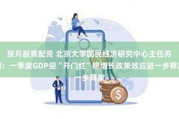按月股票配资 北京大学国民经济研究中心主任苏剑：一季度GDP迎“开门红”稳增长政策效应进一步释放