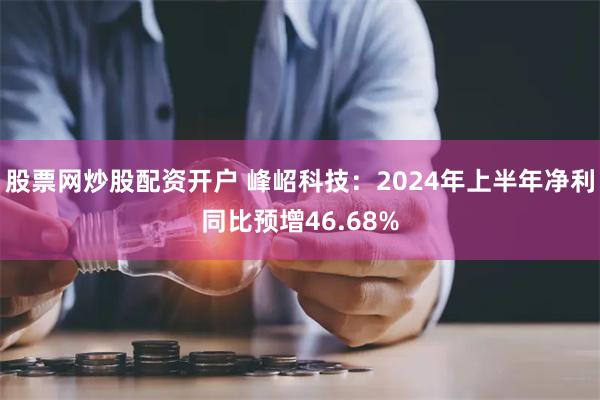 股票网炒股配资开户 峰岹科技：2024年上半年净利同比预增46.68%